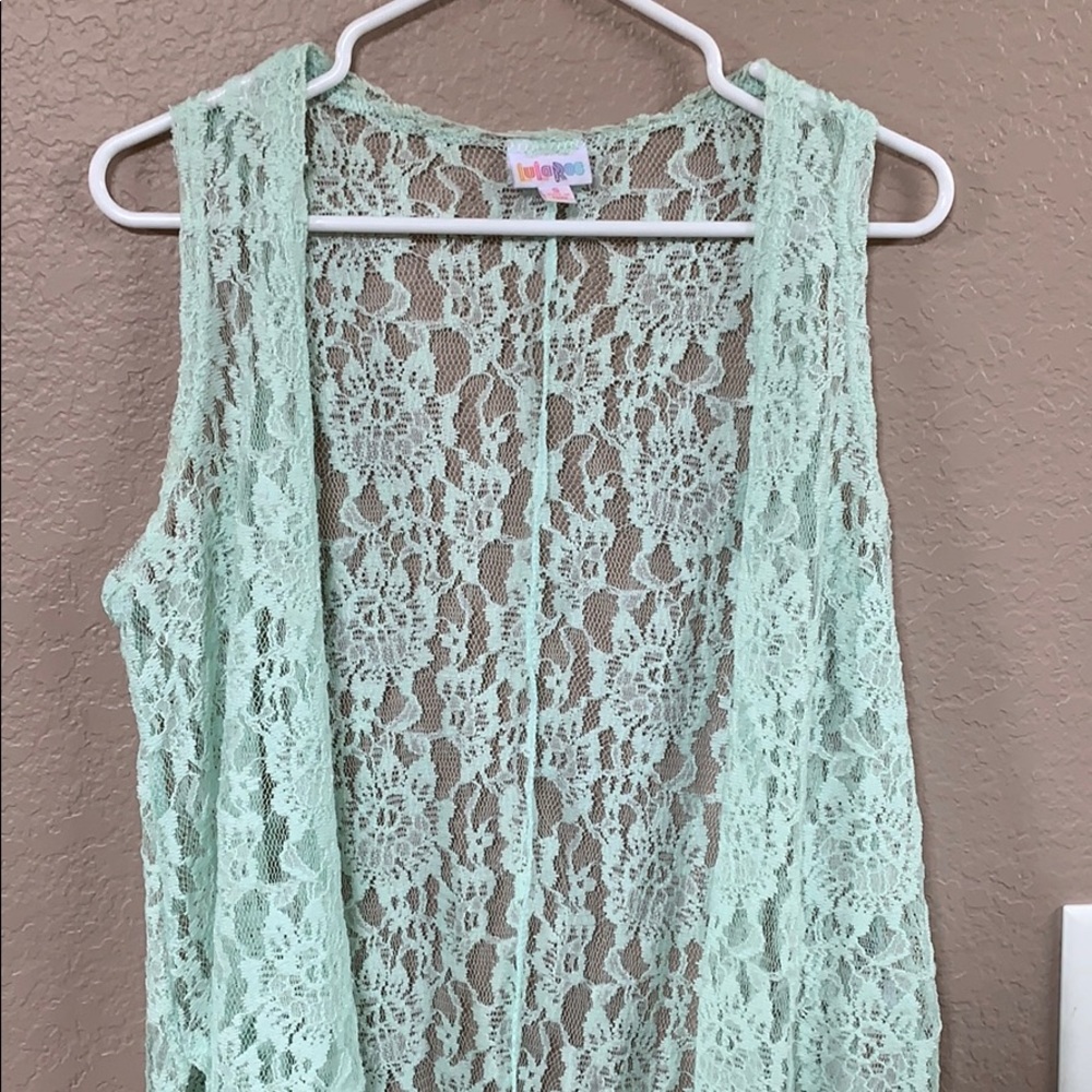 Floral Lace Lularoe Joy - Mint
